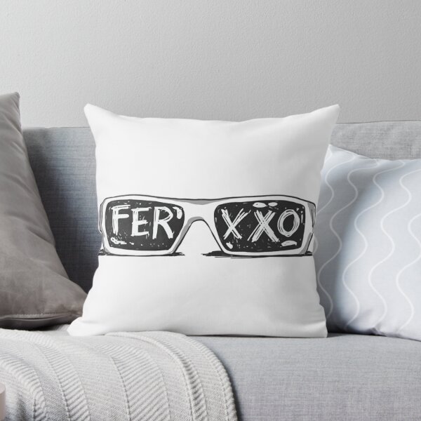 feid-ferxxo glasses  Throw Pillow RB2707 product Offical feid Merch