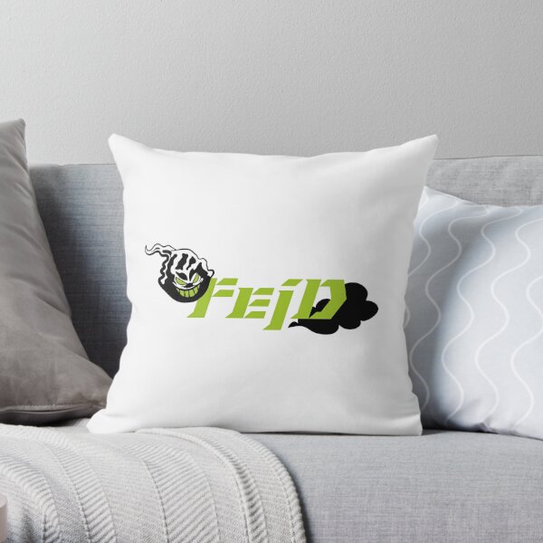 Feid Merch Feid Logo Throw Pillow RB2707 product Offical feid Merch
