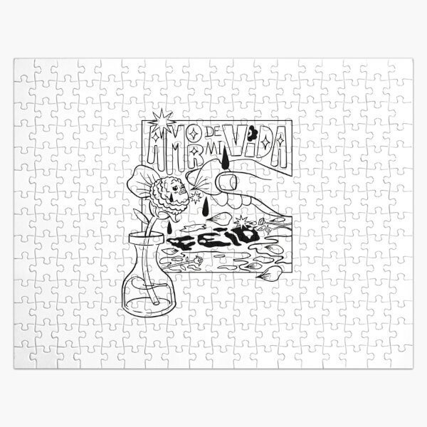 Feid Merch Amor De Mi Vida Jigsaw Puzzle RB2707 product Offical feid Merch